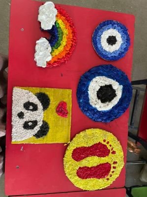 "Bagless Day" Activity - Tissue Art Activity