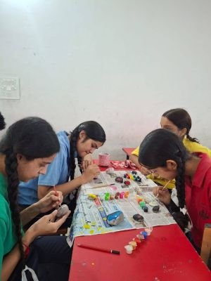 STONE PAINTING & INDOOR GAMES -
